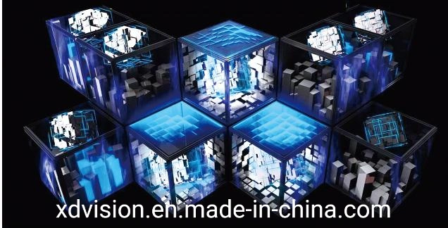 China Manufacturer of Indoor Outdoor SMD RGB Full Color LED Cube Display Screen