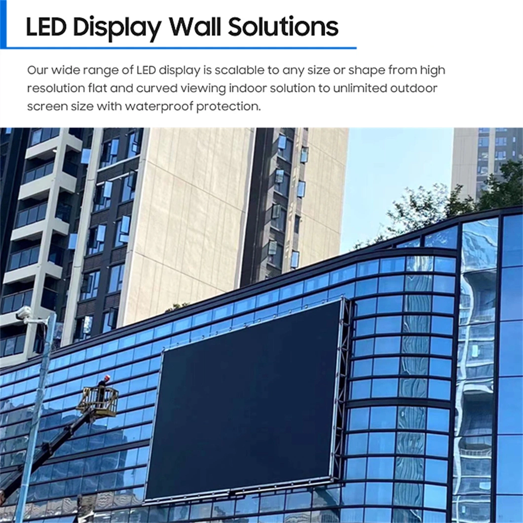 Die Casting Cabinet Turnkey Seamless Modular LED Display Panel Video Wall Front Open 4mm Foldable LED Screen