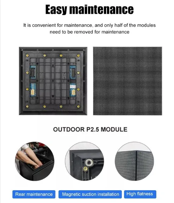 Factory Customized Full Color 3D P2.5 Indoor Outdoor Control LED Cube Screen